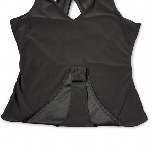 Fashion Nova Black Cross-Strap One-Piece Swimsuit - Picture 3 of 8